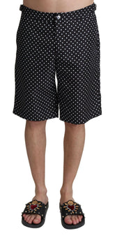 Dolce & Gabbana Black Polka Dots Beachwear Shorts Swimwear -   -  Dolce & Gabbana.